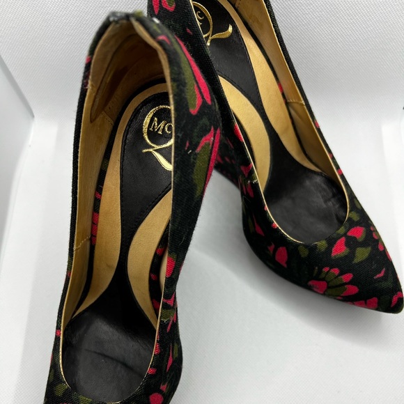 NWOT Alexander McQueen Camo Cantilever Heels Wedge Platforms McQ Pumps - Picture 6 of 9